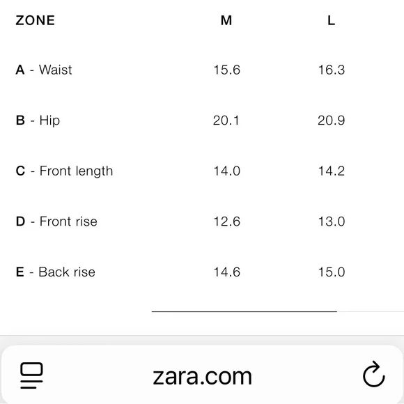 Zara Denim Faux Wrap Skort - Picture 5 of 14